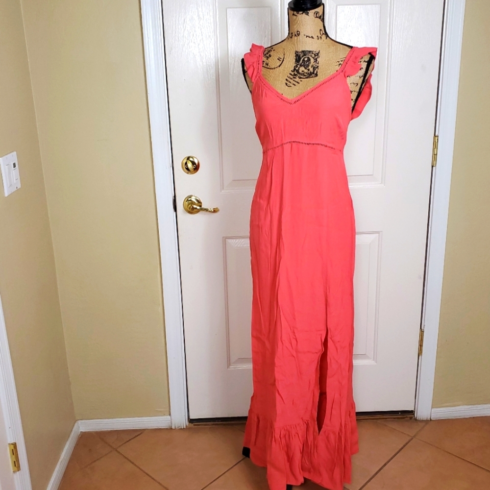 Leith Ruffle Maxi Dress